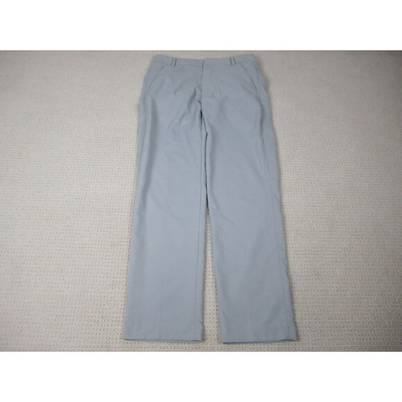Puma Pants Mens 30 Gray Chino Slacks Casual Performance Fabric‎ Straight 30x32 - Picture 1 of 8